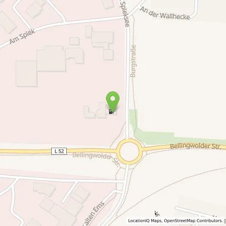 Standortübersicht der Tankstelle AVIA Plus Weser Ems GmbH in 26899 Rhede (Ems)