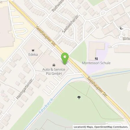 Standortübersicht der Tankstelle Auto & Service PIA GmbH - Penzberg in 82377 Penzberg