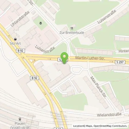 Standortübersicht der Tankstelle UNI ELEKTRO Fachgroßhandel GmbH & Co. KG in 08525 Plauen