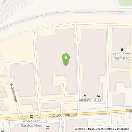 Standortübersicht der Tankstelle UNI ELEKTRO Fachgroßhandel GmbH & Co. KG in 64293 Darmstadt