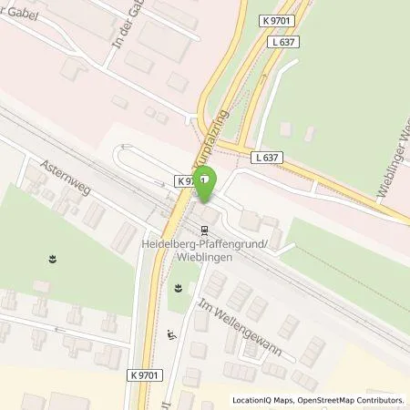 Standortübersicht der Tankstelle HEG Heidelberger Energiegenossenschaft eG in 69123 Heidelberg