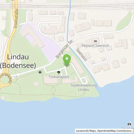 Standortübersicht der Tankstelle Stadtwerke Lindau GmbH & Co. KG in 88131 Lindau (Bodensee)