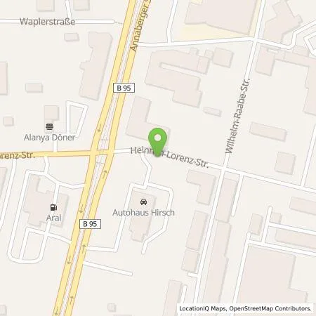 Standortübersicht der Tankstelle HEOS Object GmbH & Co. KG in 09120 Chemnitz