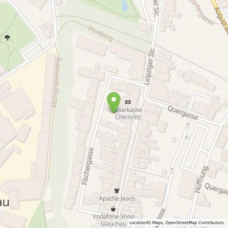 Standortübersicht der Tankstelle HEOS Object GmbH & Co. KG in 08371 Glauchau