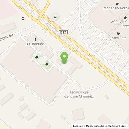 Standortübersicht der Tankstelle HEOS Object GmbH & Co. KG in 09125 Chemnitz