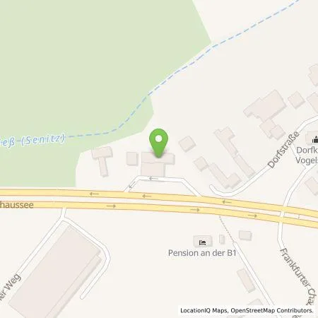 Standortübersicht der Tankstelle ORLEN Deutschland GmbH in 15370 Vogelsdorf