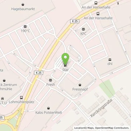 Standortübersicht der Tankstelle ORLEN Deutschland GmbH in 23554 Lübeck