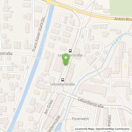 Standortübersicht der Tankstelle Überlandwerk Erding GmbH & Co KG in 85435 Erding