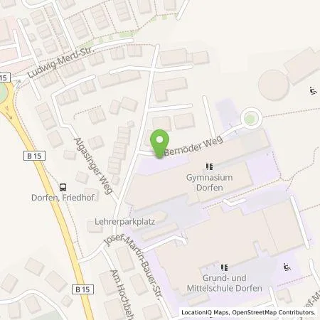 Standortübersicht der Tankstelle Überlandwerk Erding GmbH & Co KG in 84405 Dorfen