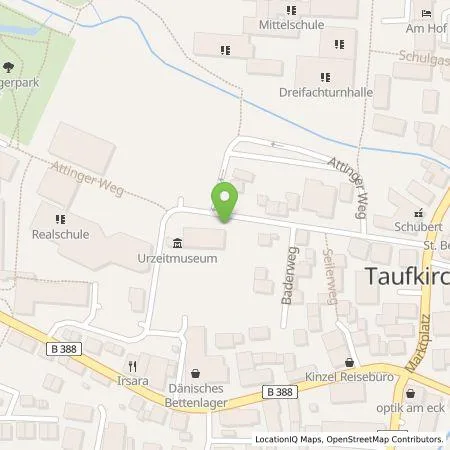 Standortübersicht der Tankstelle Überlandwerk Erding GmbH & Co KG in 84416 Taufkirchen (Vils)