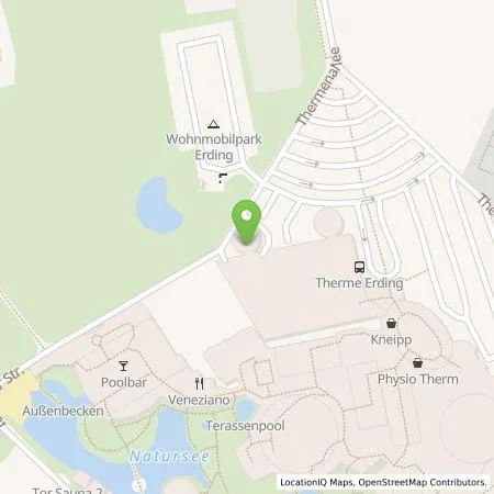 Standortübersicht der Tankstelle Überlandwerk Erding GmbH & Co KG in 85435 Erding