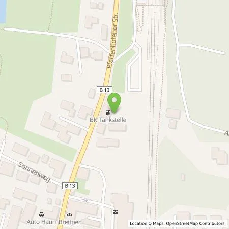Standortübersicht der Tankstelle BK Benzin-Kontor AG in 85293 Reichertshausen