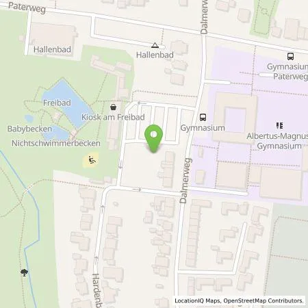 Standortübersicht der Tankstelle Servicewerke Westfalen GmbH & Co. KG in 59269 Beckum