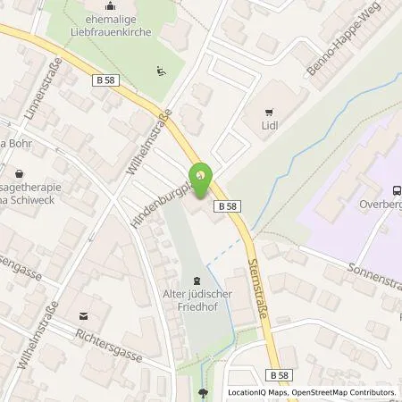 Standortübersicht der Tankstelle Servicewerke Westfalen GmbH & Co. KG in 59269 Beckum