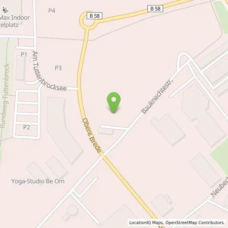 Standortübersicht der Tankstelle Servicewerke Westfalen GmbH & Co. KG in 59269 Beckum