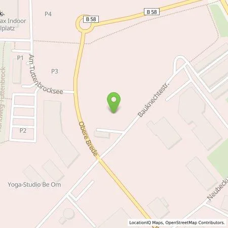 Standortübersicht der Tankstelle Servicewerke Westfalen GmbH & Co. KG in 59269 Beckum