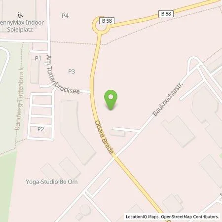 Standortübersicht der Tankstelle Servicewerke Westfalen GmbH & Co. KG in 59269 Beckum