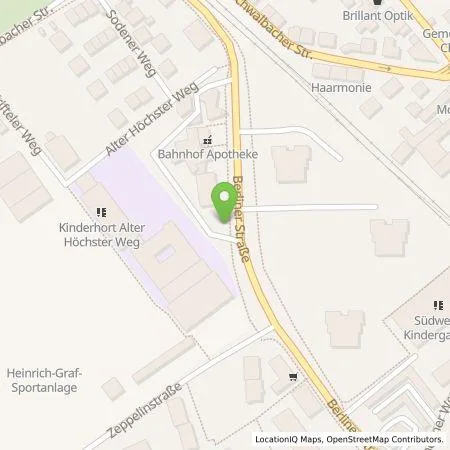 Standortübersicht der Tankstelle alpha plus com GmbH in 65760 Eschborn