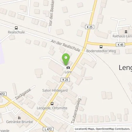 Standortübersicht der Tankstelle Stadtwerke Peine GmbH in 38268 Lengede