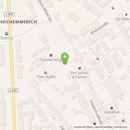 Standortübersicht der Tankstelle Stadtwerke Duisburg AG in 47226 Duisburg