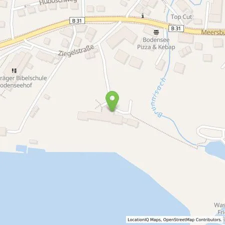 Standortübersicht der Tankstelle Villa Gminder Hotel GmbH in 88048 Friedrichshafen