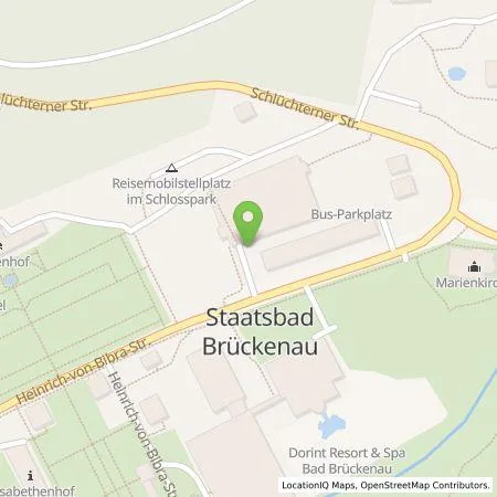 Standortübersicht der Tankstelle Stadtwerke Würzburg AG in 97769 Bad Brückenau