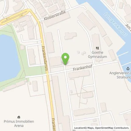 Standortübersicht der Tankstelle SWS Energie GmbH in 18439 Stralsund