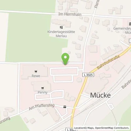 Standortübersicht der Tankstelle EnBW mobility+ AG und Co.KG in 35325 Mücke