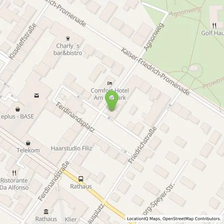 Standortübersicht der Tankstelle Stadtwerke Bad Homburg in 61348 Bad Homburg