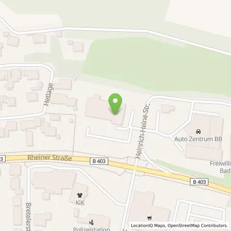 Standortübersicht der Tankstelle EnBW mobility+ AG und Co.KG in 48455 Bad Bentheim