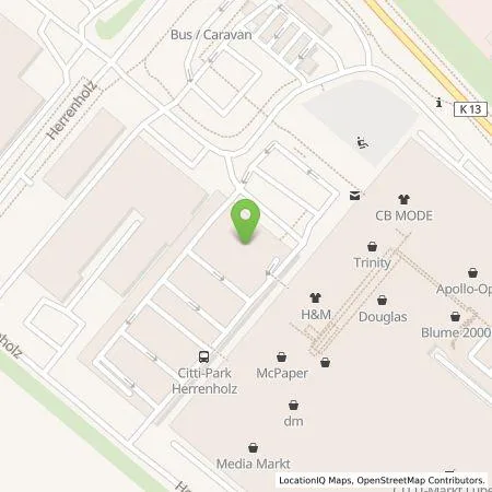 Standortübersicht der Tankstelle Stadtwerke Lübeck Energie GmbH in 23556 Lübeck