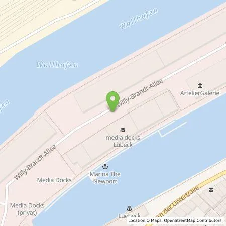 Standortübersicht der Tankstelle Stadtwerke Lübeck Energie GmbH in 23554 Lübeck