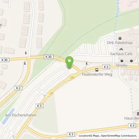 Standortübersicht der Tankstelle Stadtwerke Lübeck Energie GmbH in 23570 Lübeck