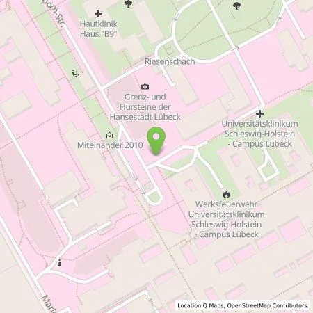 Standortübersicht der Tankstelle Stadtwerke Lübeck Energie GmbH in 23562 Lübeck