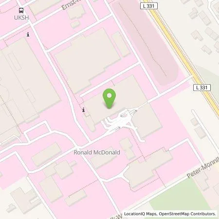 Standortübersicht der Tankstelle Stadtwerke Lübeck Energie GmbH in 23562 Lübeck