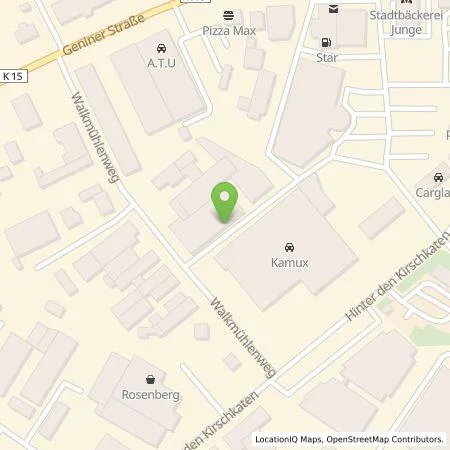 Standortübersicht der Tankstelle Stadtwerke Lübeck Energie GmbH in 23560 Lübeck