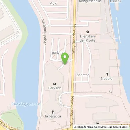 Standortübersicht der Tankstelle Stadtwerke Lübeck Energie GmbH in 23554 Lübeck
