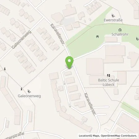 Standortübersicht der Tankstelle Stadtwerke Lübeck Energie GmbH in 23558 Lübeck