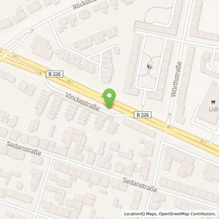 Standortübersicht der Tankstelle Emscher Lippe Energie GmbH in 45897 Gelsenkirchen