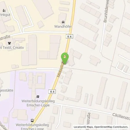 Standortübersicht der Tankstelle Emscher Lippe Energie GmbH in 45892 Gelsenkirchen