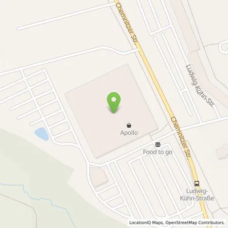 Standortübersicht der Tankstelle Kaufland Dienstleistung GmbH & Co. KG in 09123 Chemnitz