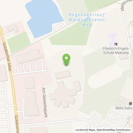 Standortübersicht der Tankstelle Kaufland Dienstleistung GmbH & Co. KG in 08393 Meerane