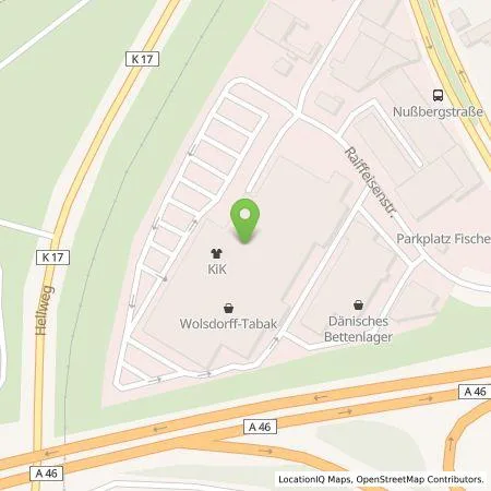 Standortübersicht der Tankstelle Kaufland Dienstleistung GmbH & Co. KG in 58638 Iserlohn