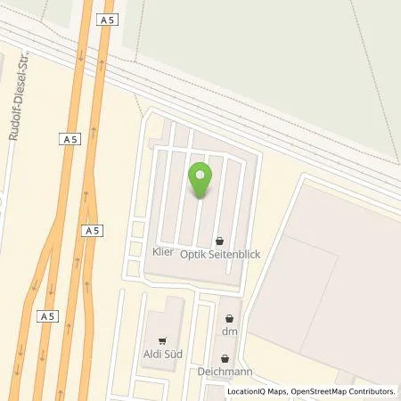 Standortübersicht der Tankstelle Kaufland Dienstleistung GmbH & Co. KG in 64331 Weiterstadt