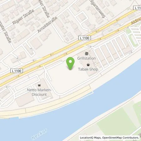 Standortübersicht der Tankstelle Kaufland Dienstleistung GmbH & Co. KG in 70378 Stuttgart (Mühlhausen)