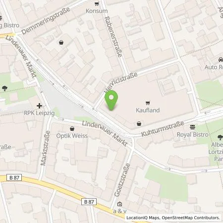 Standortübersicht der Tankstelle Kaufland Dienstleistung GmbH & Co. KG in 04177 Leipzig