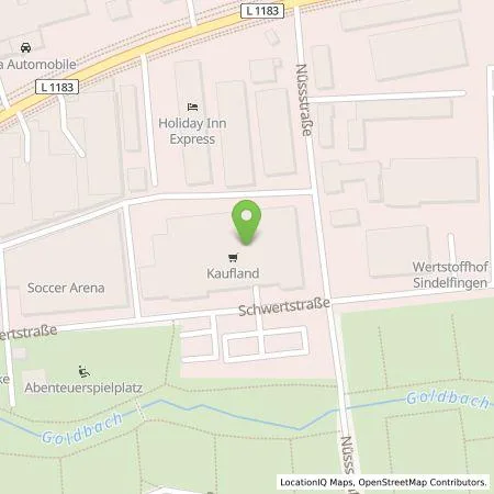 Standortübersicht der Tankstelle Kaufland Dienstleistung GmbH & Co. KG in 71065 Sindelfingen