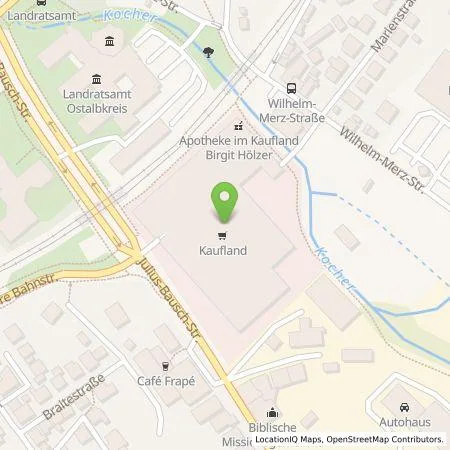 Standortübersicht der Tankstelle Kaufland Dienstleistung GmbH & Co. KG in 73431 Aalen