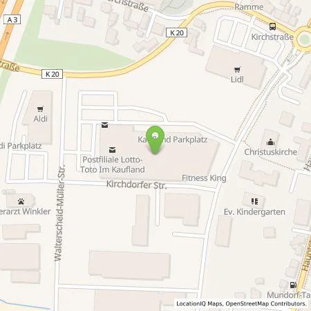 Standortübersicht der Tankstelle Kaufland Dienstleistung GmbH & Co. KG in 53797 Lohmar