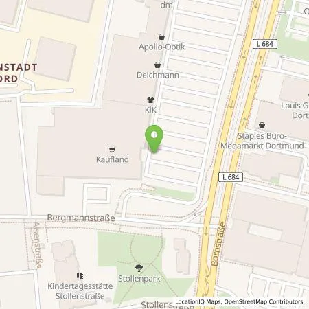 Standortübersicht der Tankstelle Kaufland Dienstleistung GmbH & Co. KG in 44145 Dortmund